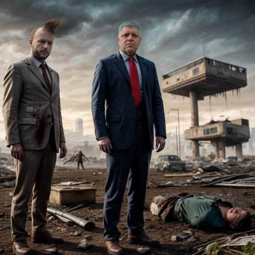 Šutaj a Fico pózujú pre fotografa